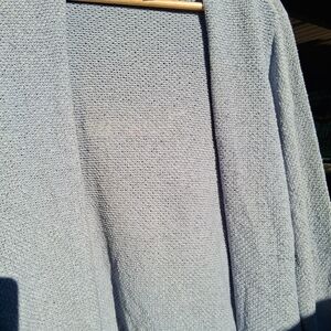 Silk Cardigan Soft Blue Light Purple Periwinkle Luxury Elegant Timeless Eileen M